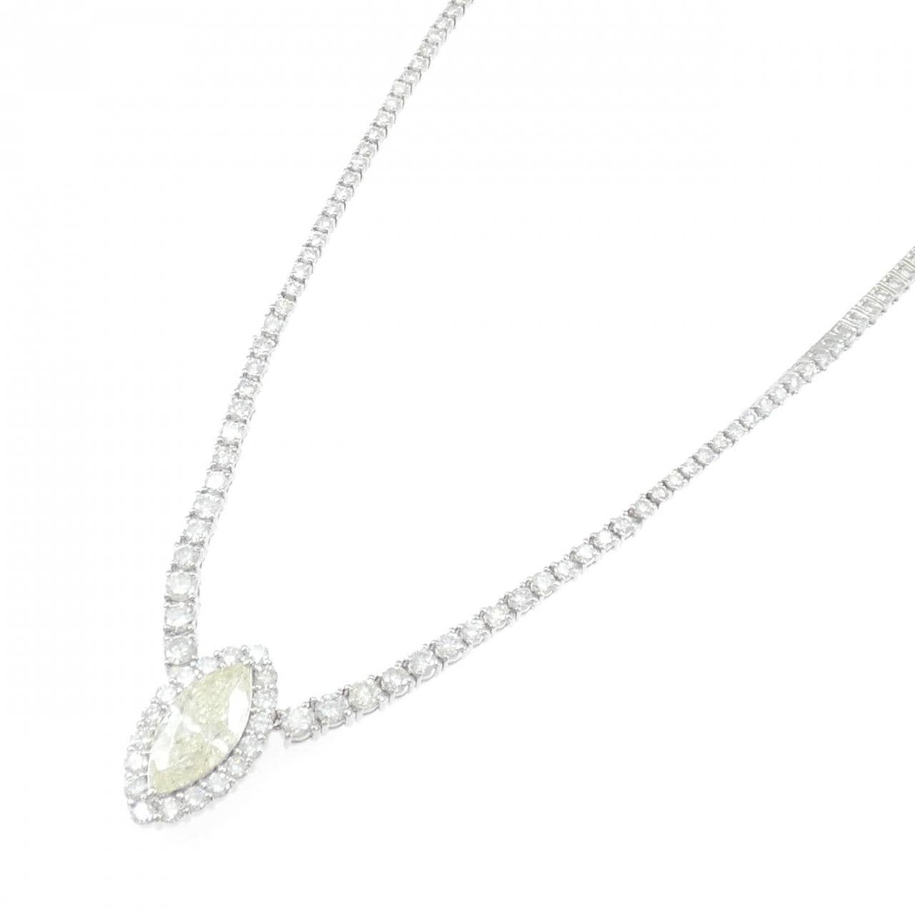PT900/PT850 ダイヤモンド ネックレス 4.424CT