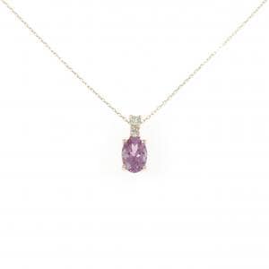 K18PG ガーネット ネックレス 0.60CT