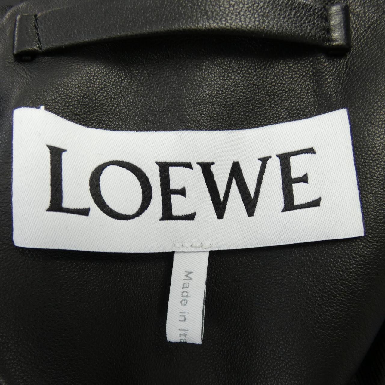 ロエベ LOEWE バルーン バイカージャケット H526Y34LAS レザーライダースジャケット