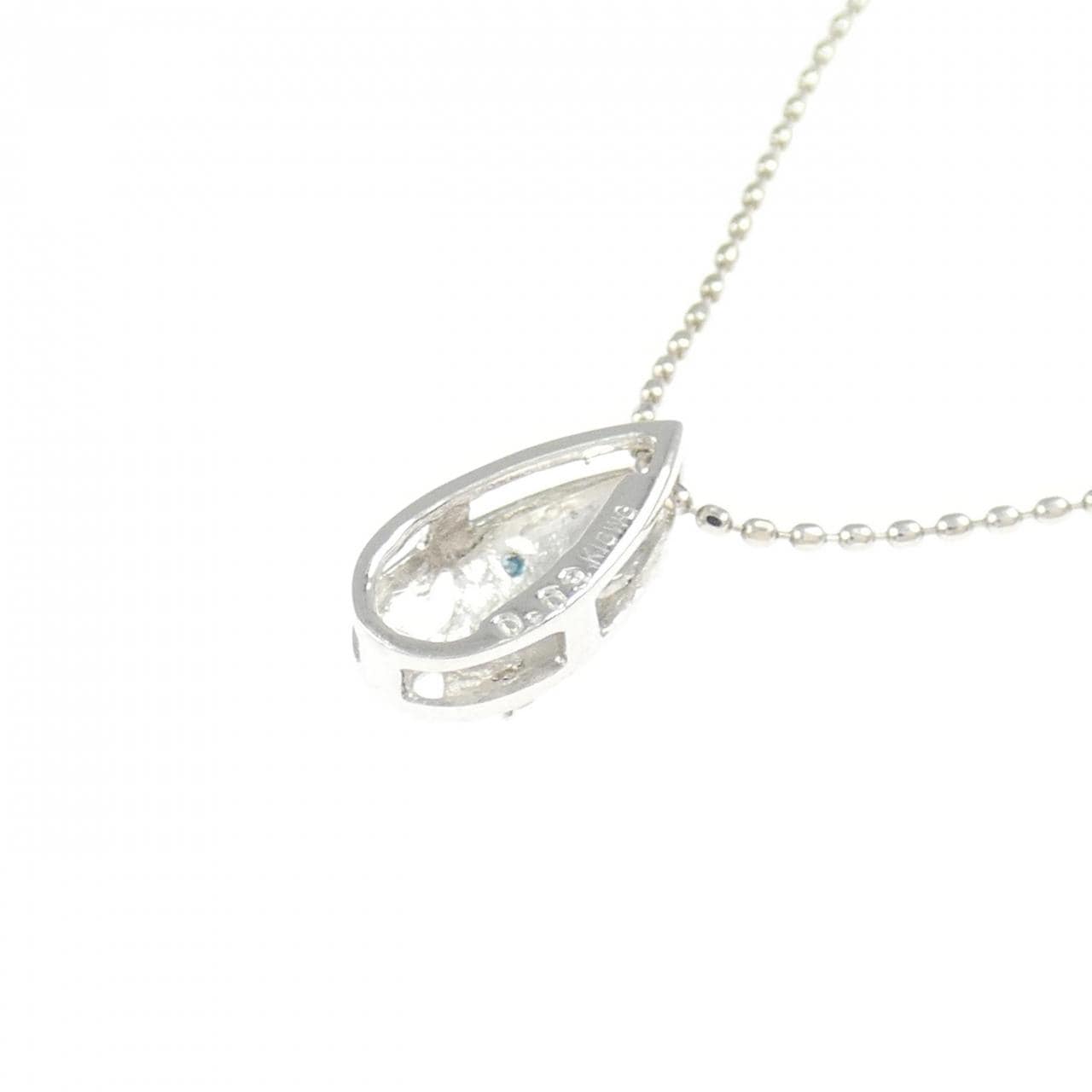 K18WG ダイヤモンド ネックレス 0.03CT