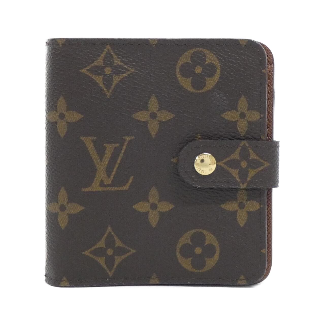 LOUIS VUITTON Monogram短款拉链钱包 M61667