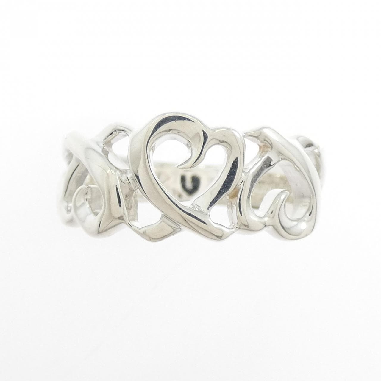 ティファニー トリプルラビングハート リング