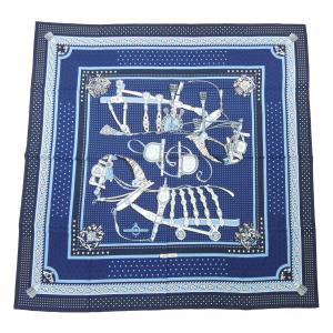 エルメス HERMES HARNAIS DE COUR BANDANA H243935S カレジェアン140 ショール