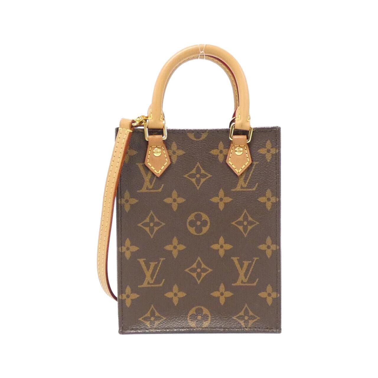 LOUIS VUITTON Monogram Petite Sac Plat M69442 包