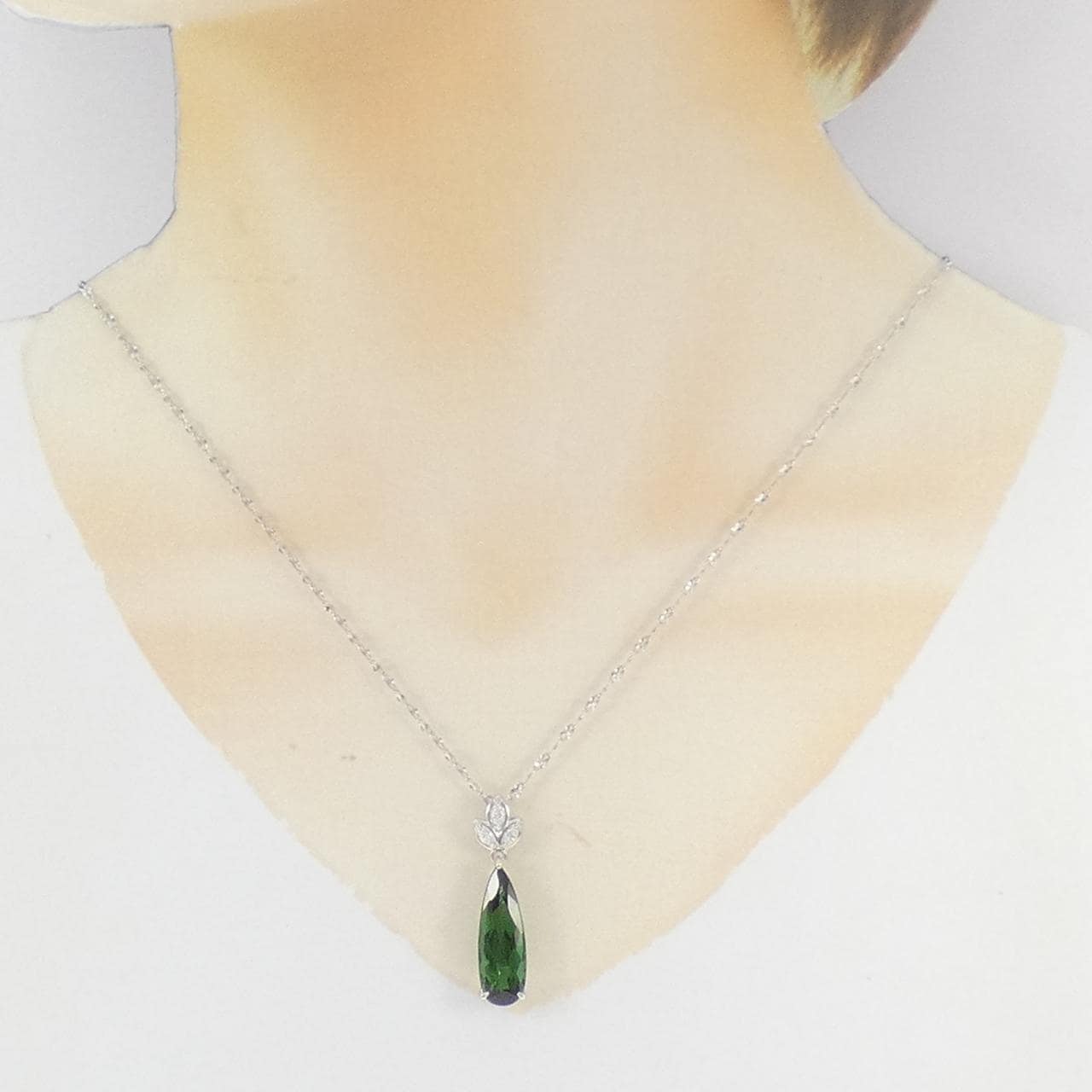 PT900/PT850 トルマリン ネックレス 6.11CT