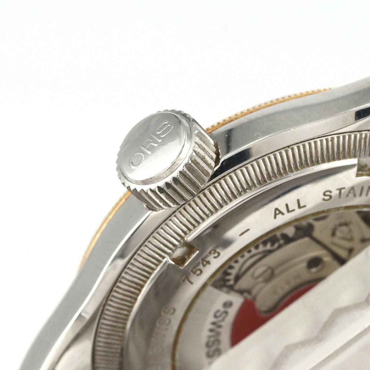 【ノーメンテナンス還元価格】オリス ビッグクラウンポインターデイト 7543 SSxGP 自動巻