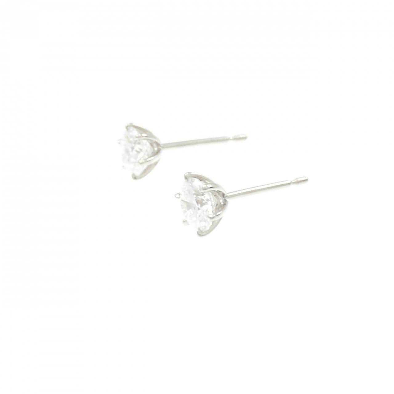 【リメイク】PT900/ST ダイヤモンド ピアス 0.502CT 0.502CT D VS2 VG