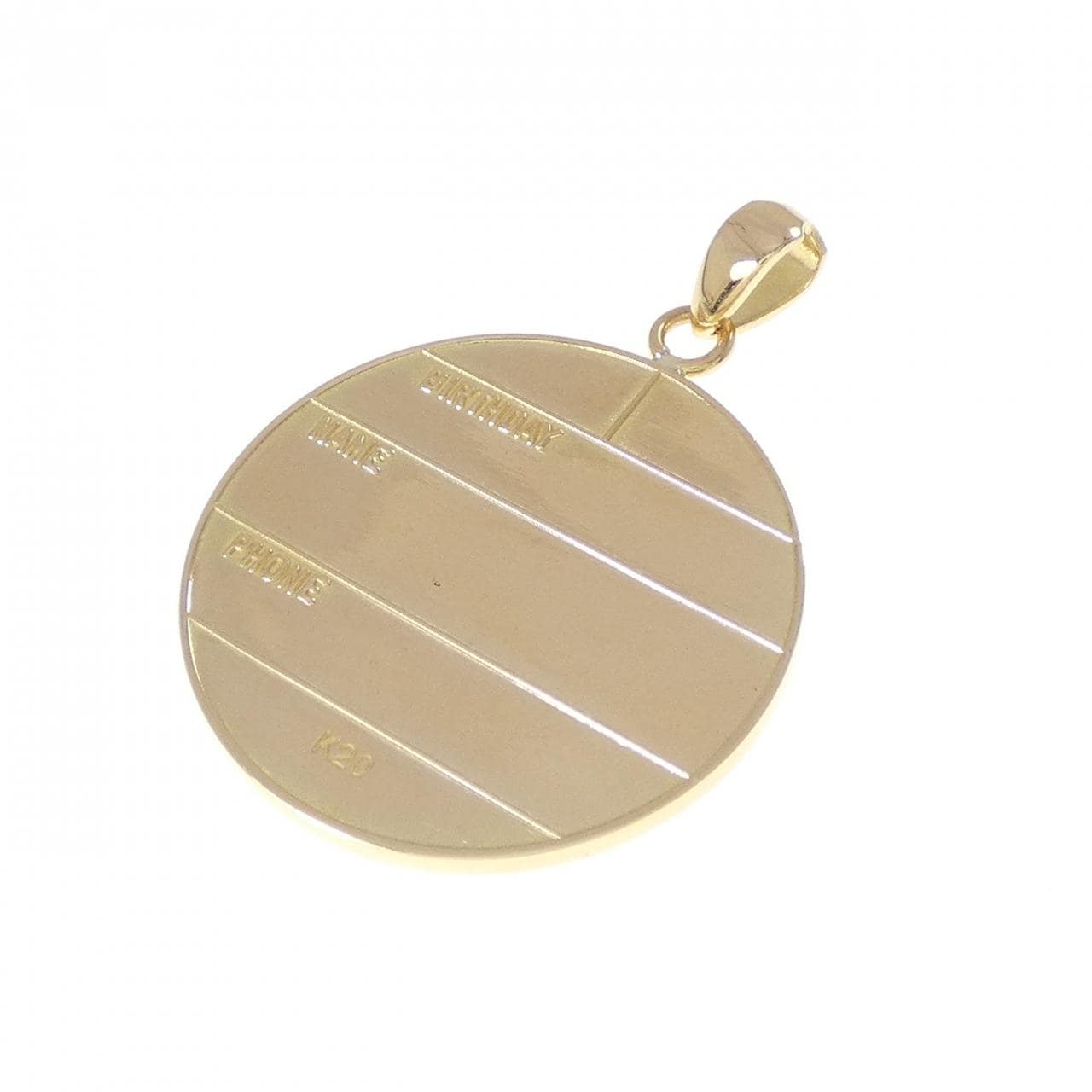 K20YG ダイヤモンド ペンダント