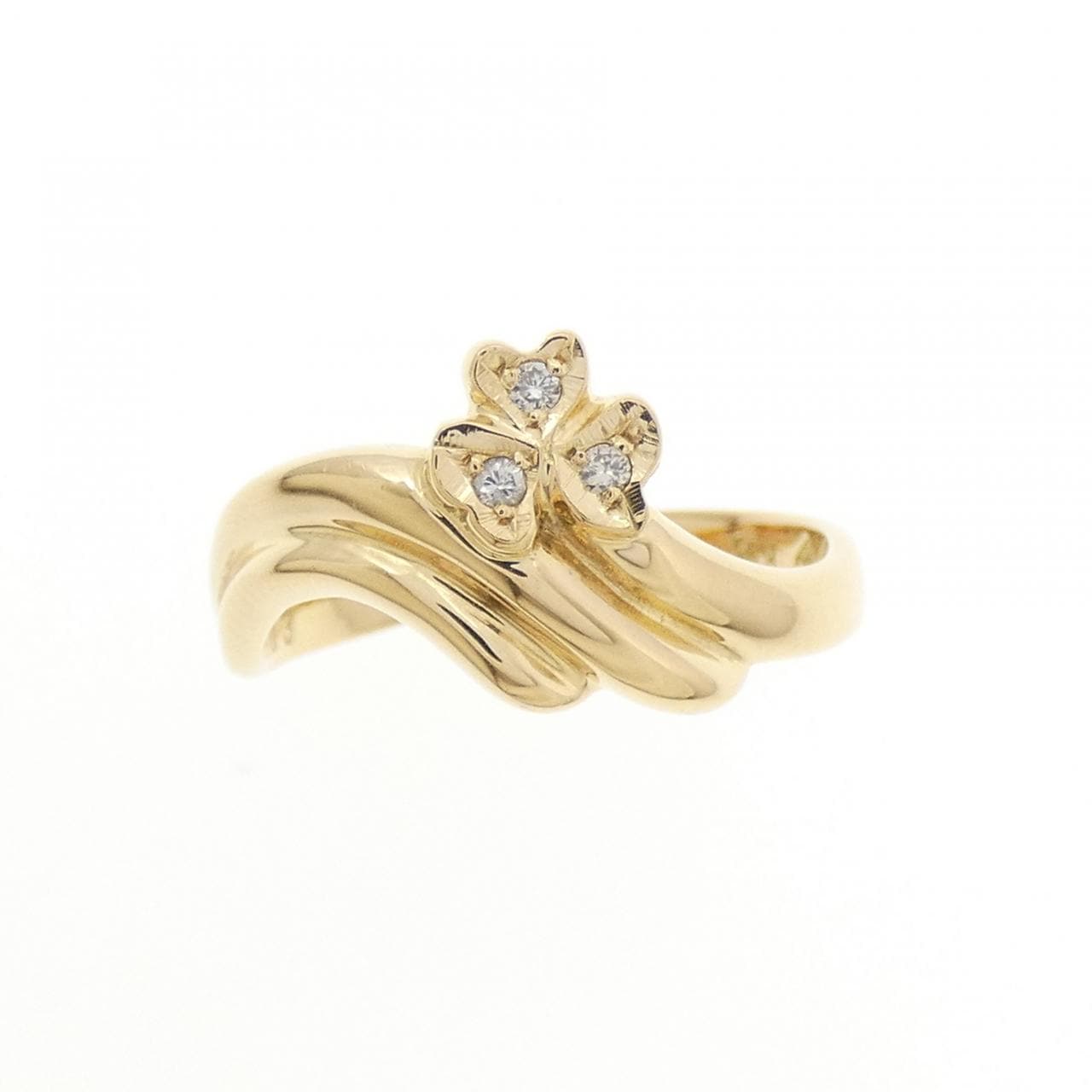 K18YG ダイヤモンド リング 0.03CT