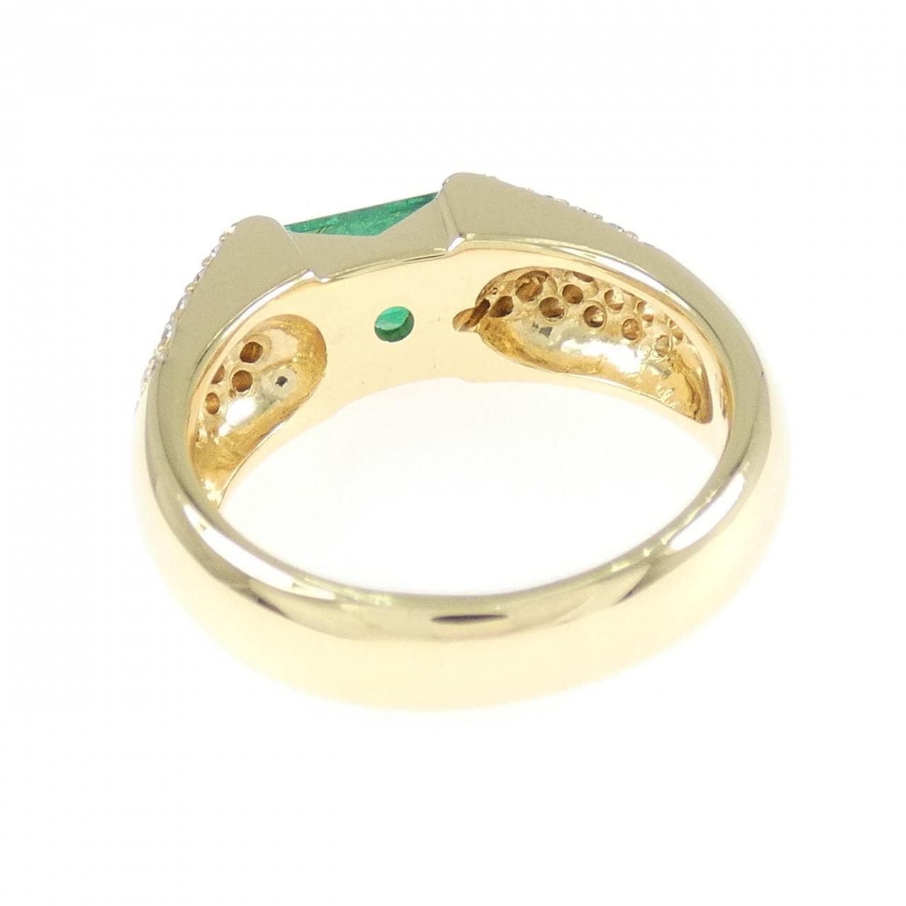 K18YG エメラルド リング 1.174CT
