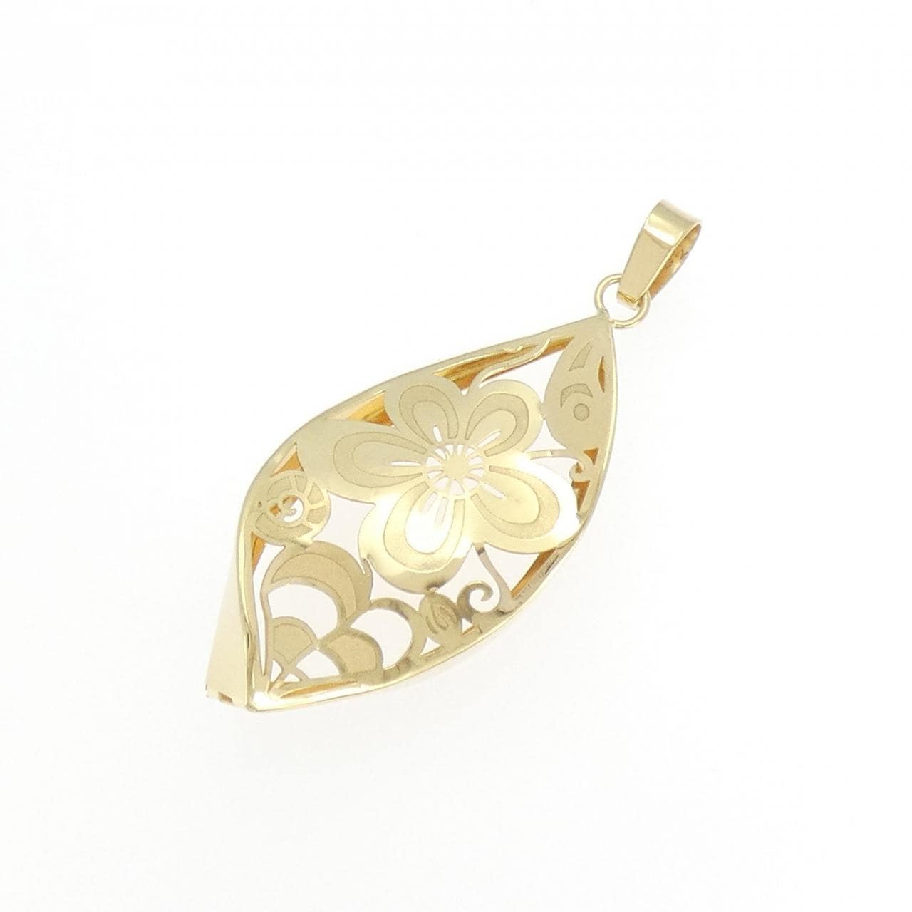 750YG フラワー ペンダント