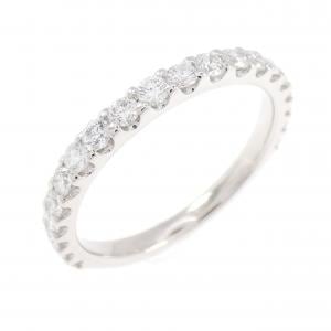 PT900 ハーフエタニティ ダイヤモンド リング 0.70CT
