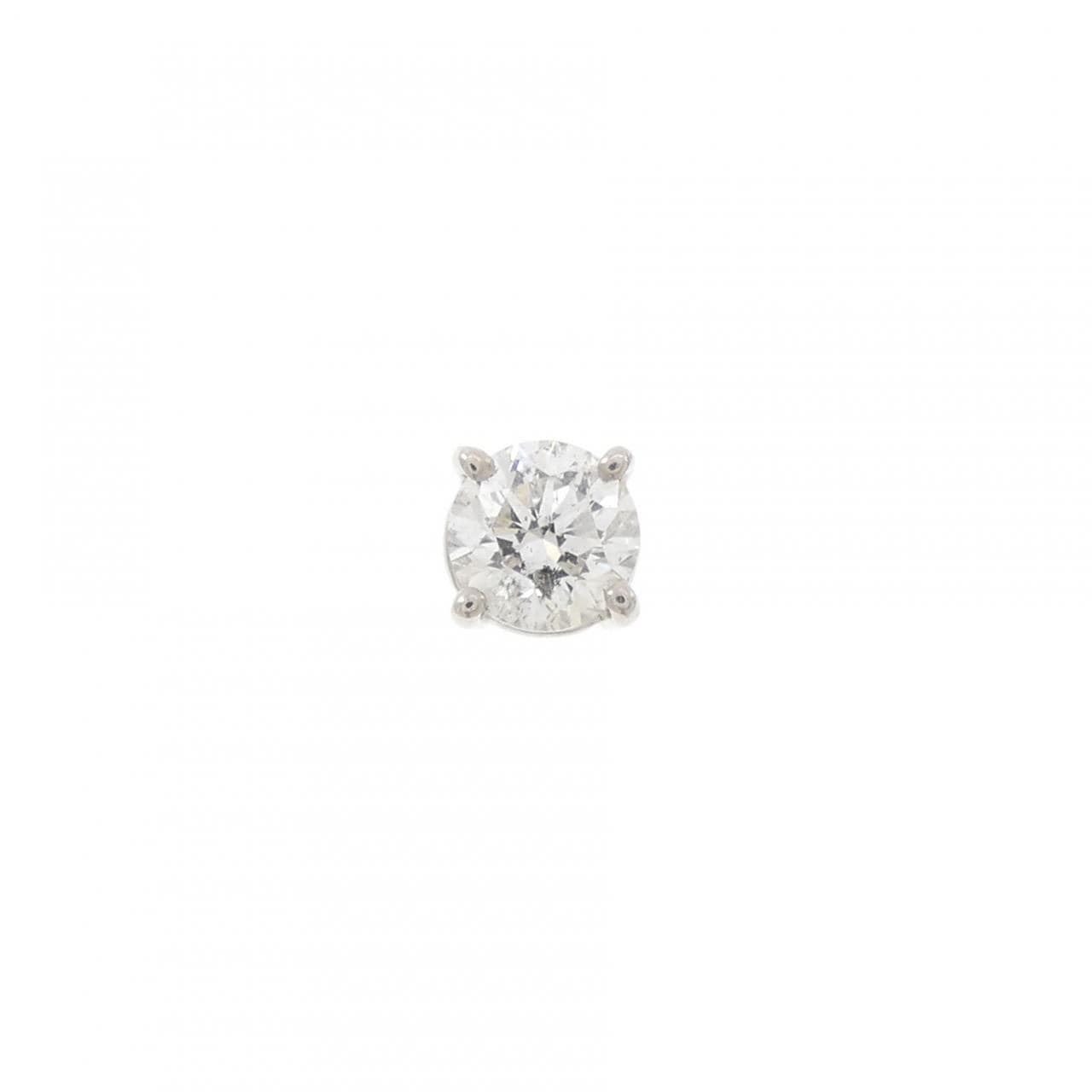 PT900 ダイヤモンド ピアス 0.519CT 片耳