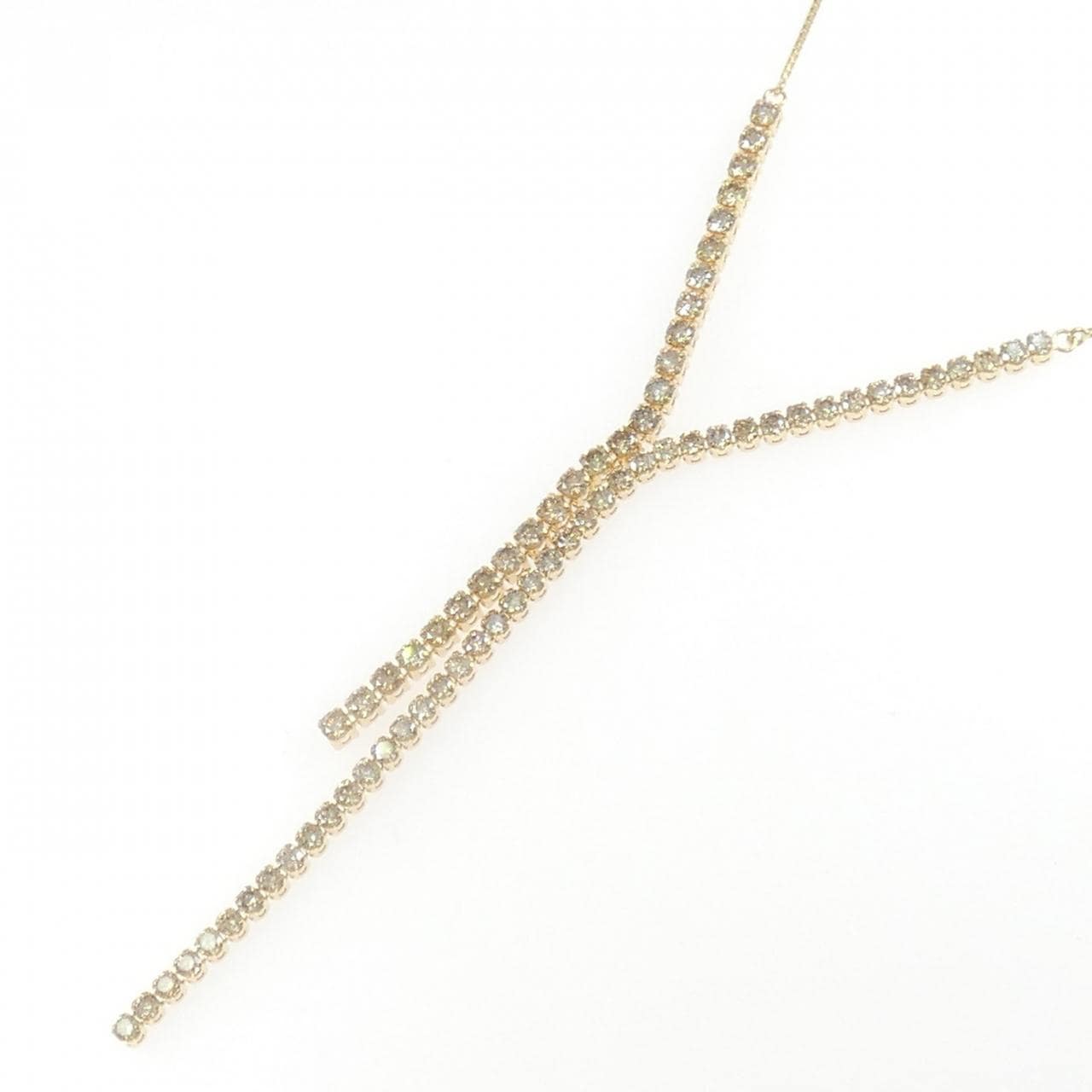 K18YG ダイヤモンド ネックレス 2.00CT