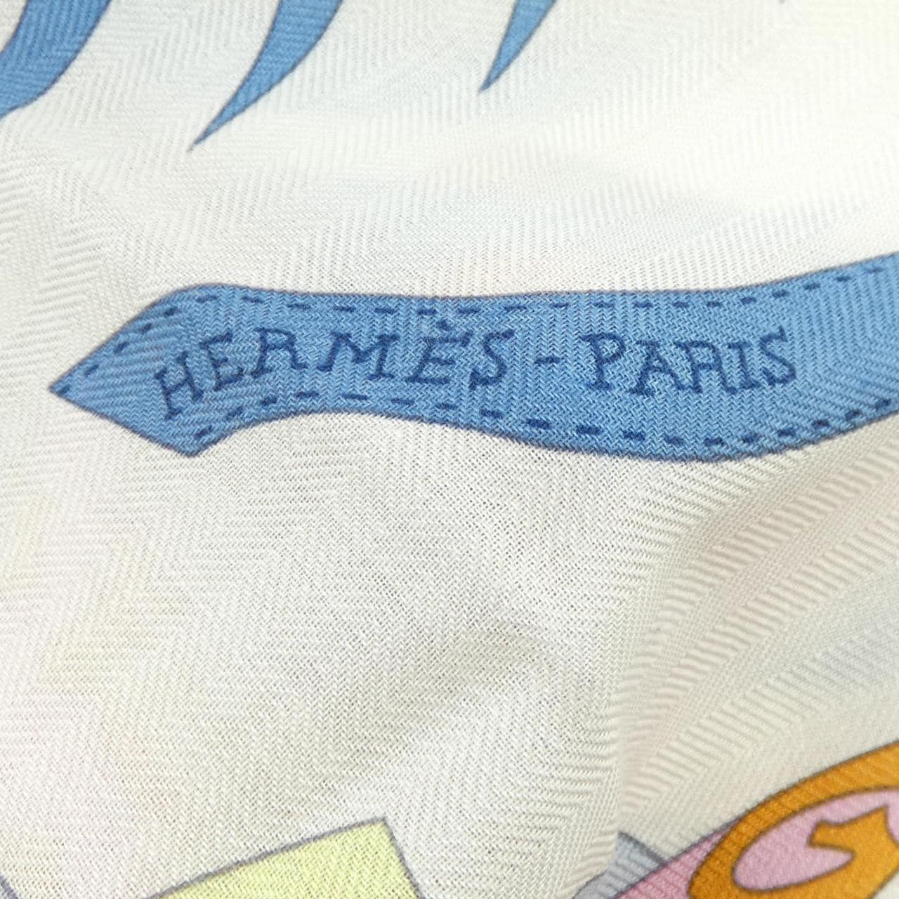 エルメス HERMES CHEVAL MASQUE H244305S カレジェアン140 ショール