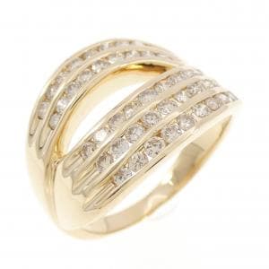 K18YG ダイヤモンド リング 1.00CT