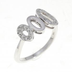 750WG ダイヤモンド リング 0.10CT