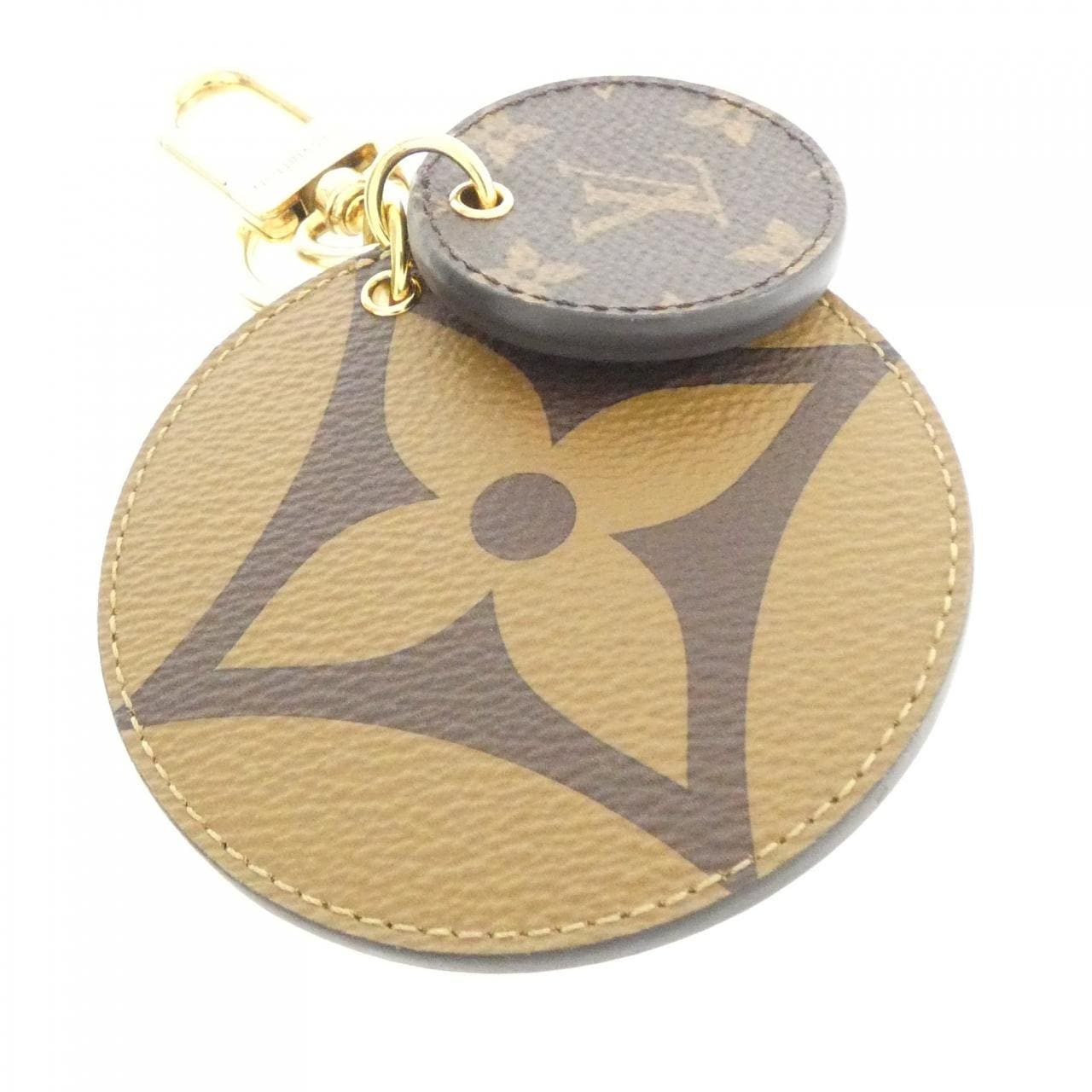 ルイヴィトン モノグラム ポルト クレ イリュストレ M69317 キーリング