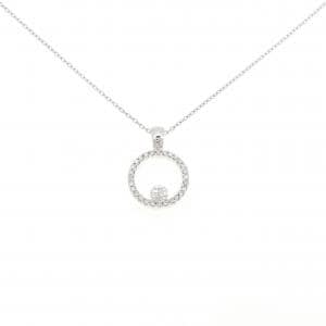 K14WG/K10WG ダイヤモンド ネックレス 0.25CT