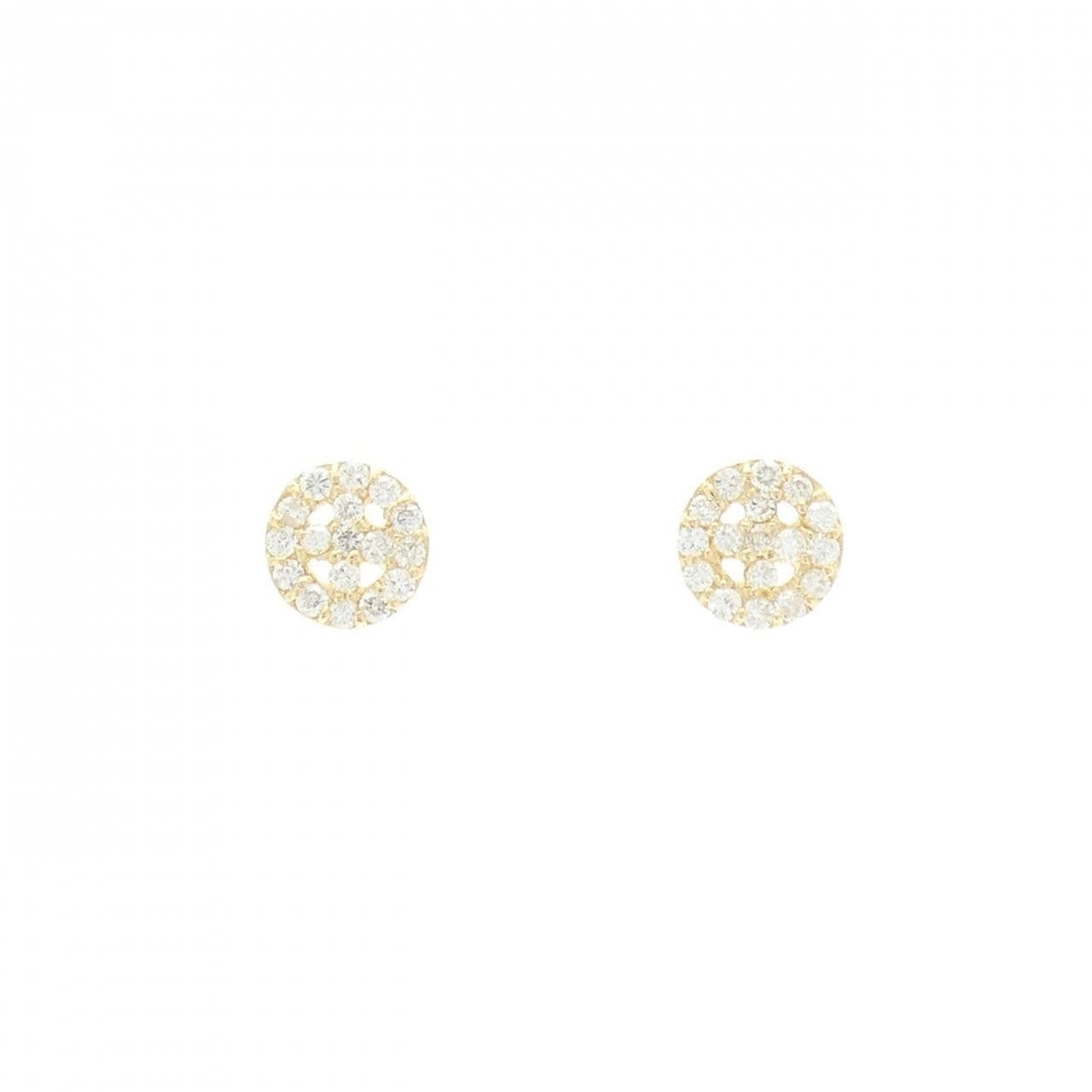 【リメイク】K18YG ダイヤモンド ピアス 0.20CT