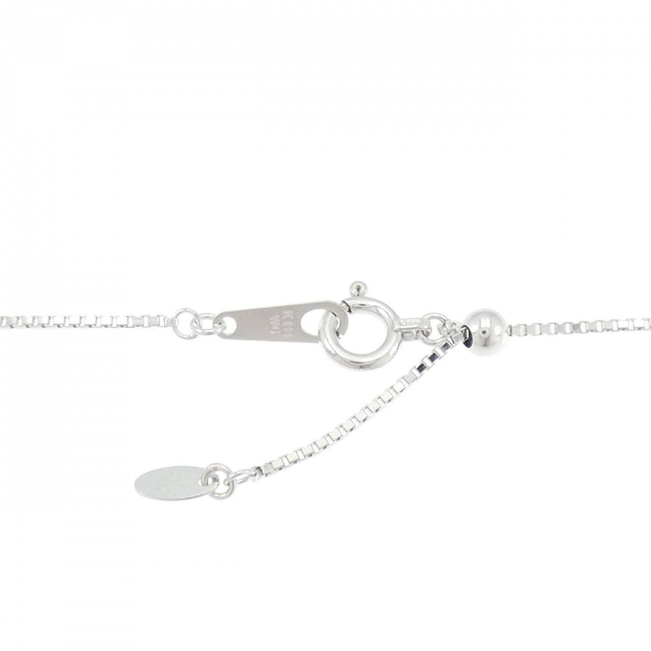 K18WG 黑欧泊项链 1.39克拉