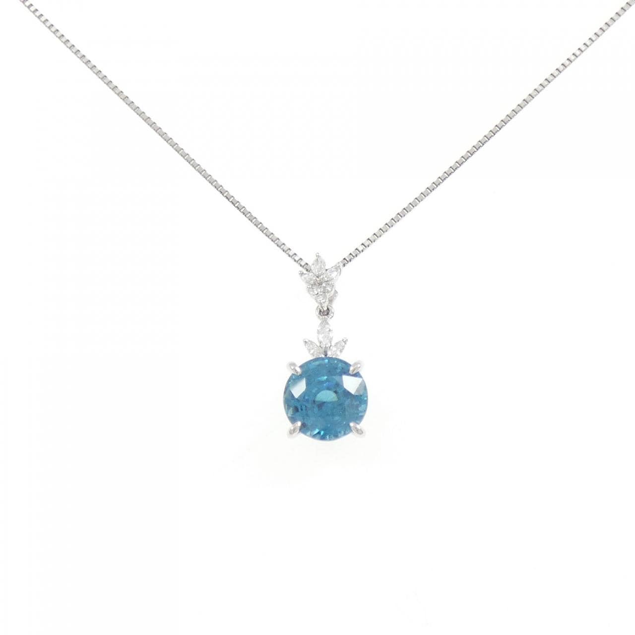 PT900/PT850 ジルコン ネックレス 5.15CT