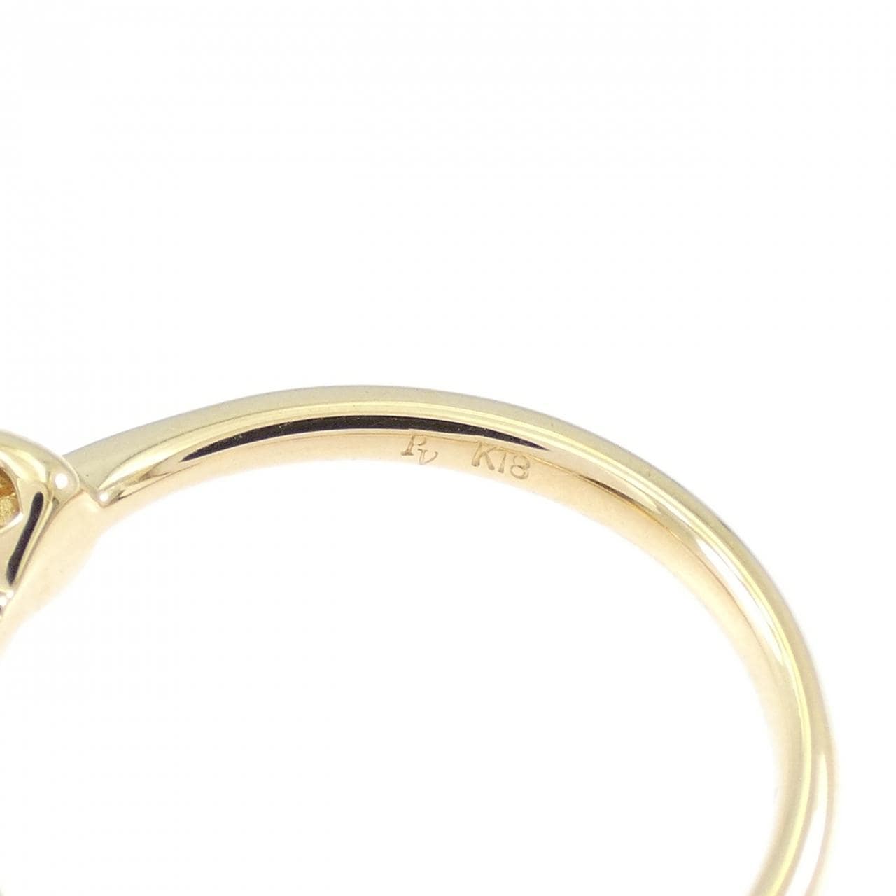 ポンテヴェキオ リボン ダイヤモンド リング 0.09CT