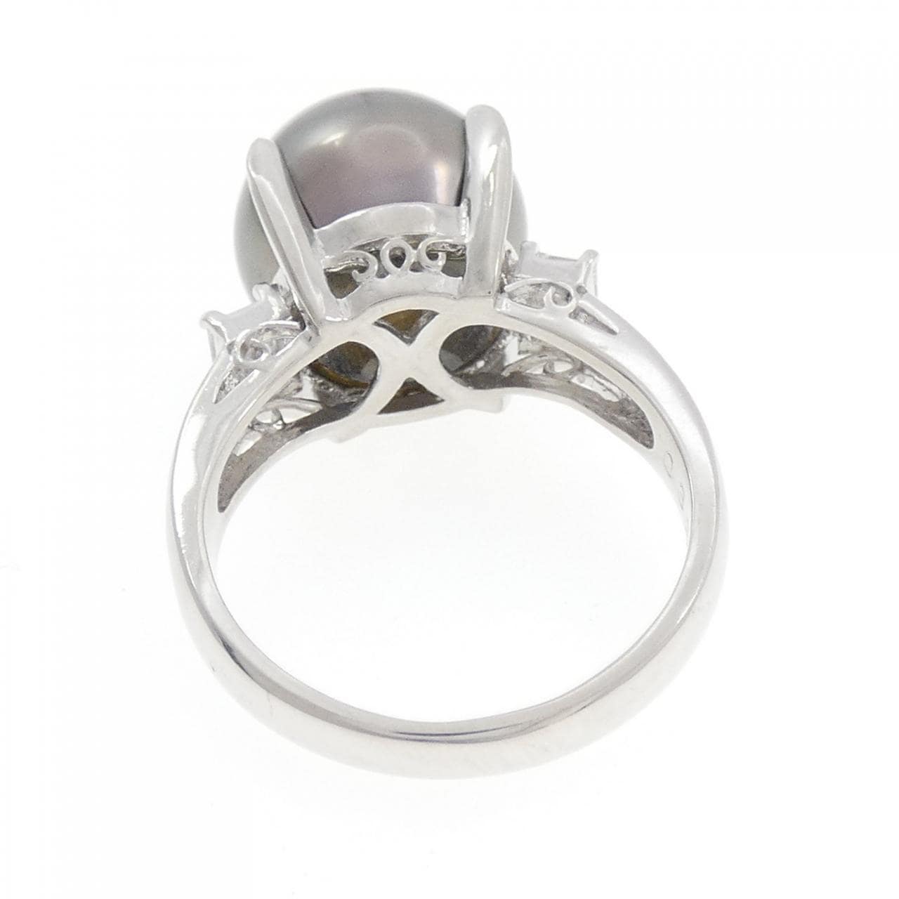 PT900 黒蝶パール リング 11.7mm