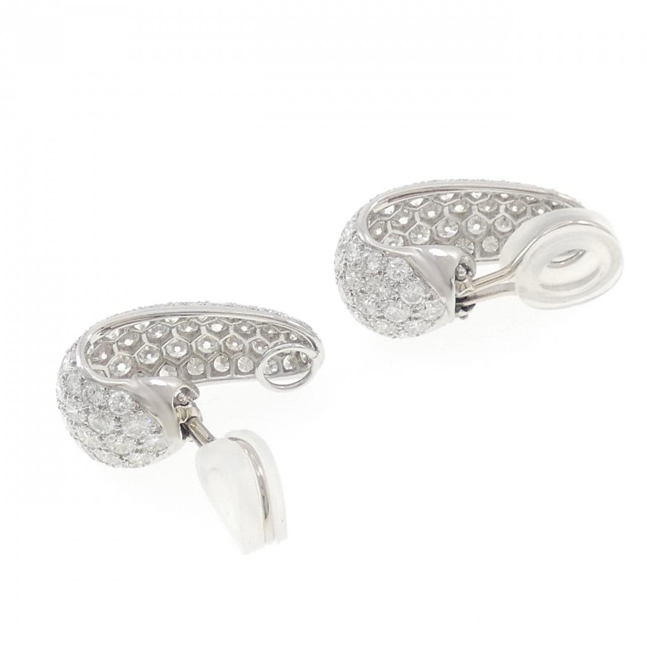 【ヴィンテージ】ヴァンクリーフ&アーペル ダイヤモンド イヤリング