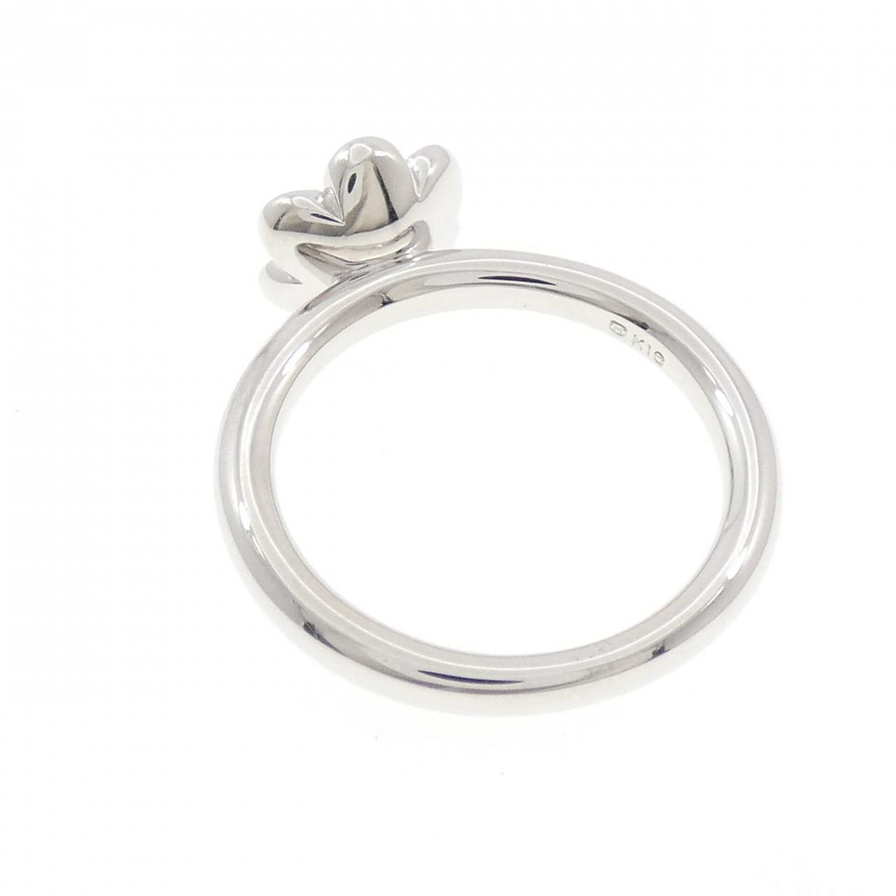 ミキモト フラワー ダイヤモンド リング 0.17CT