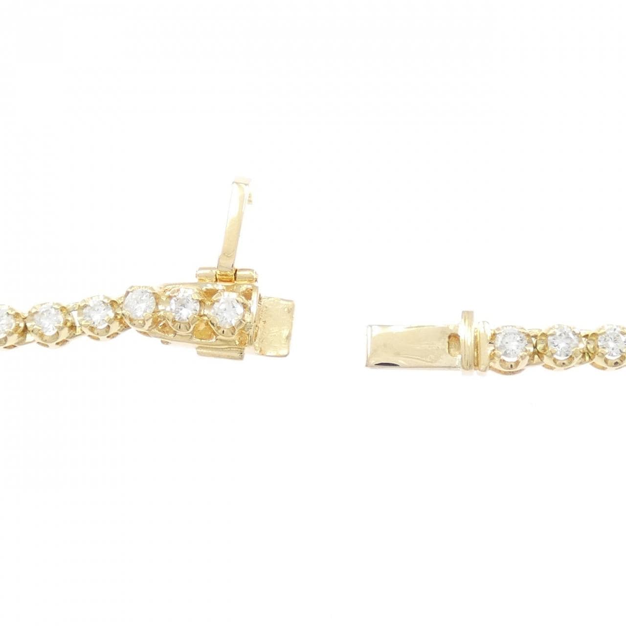 K18YG ダイヤモンド ネックレス 5.00CT