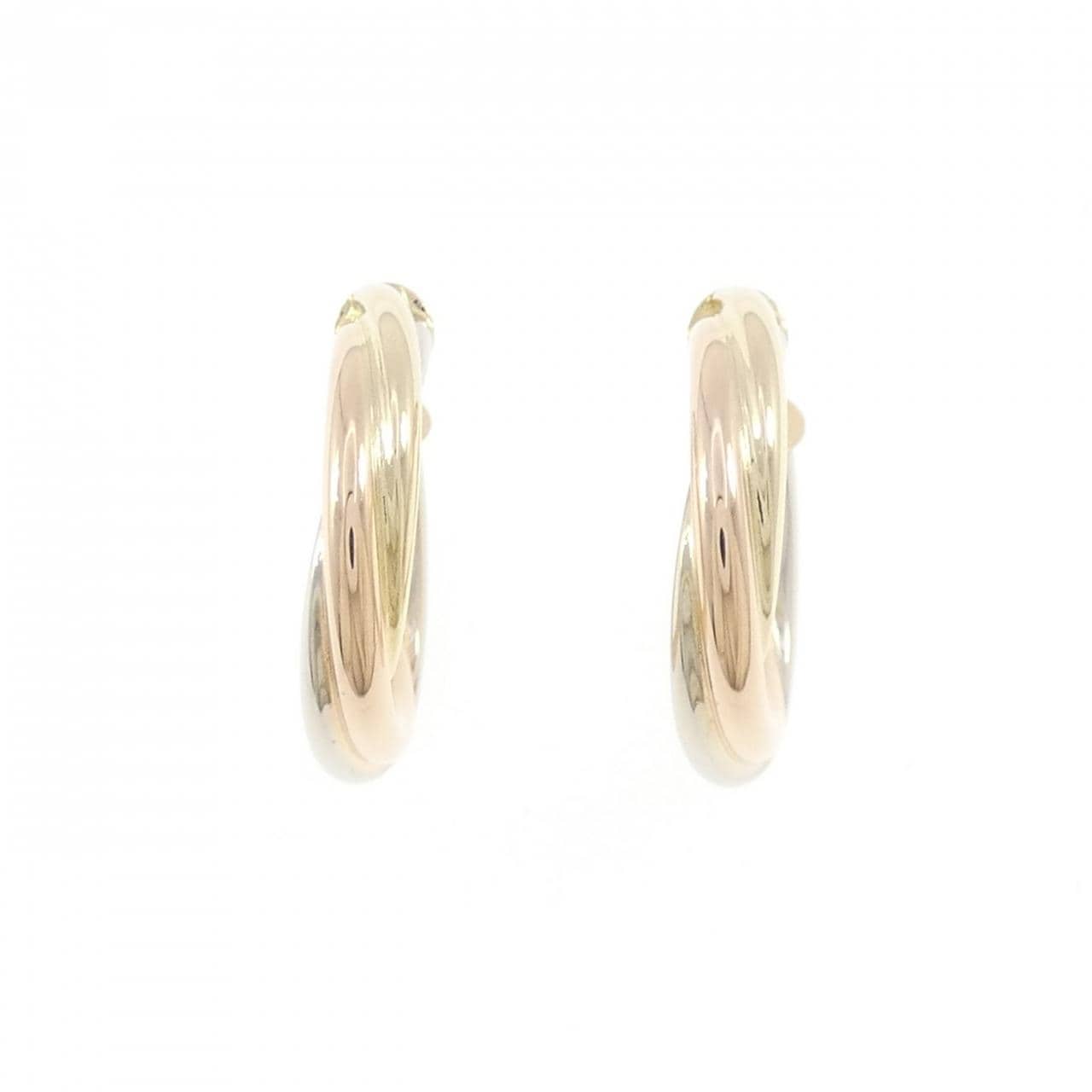 18Kスリーカラー ピアス
