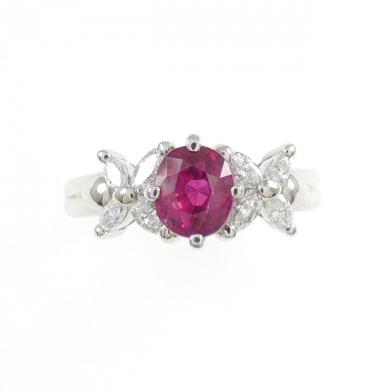 PT900 ルビー リング 0.99CT