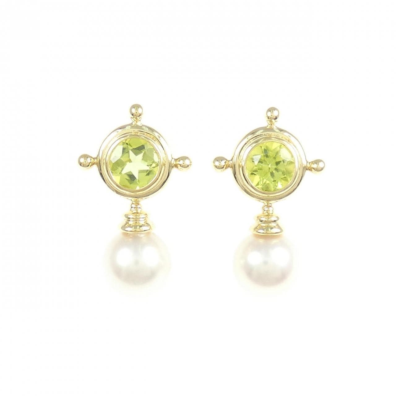 K18YG アコヤパール ピアス 7mm