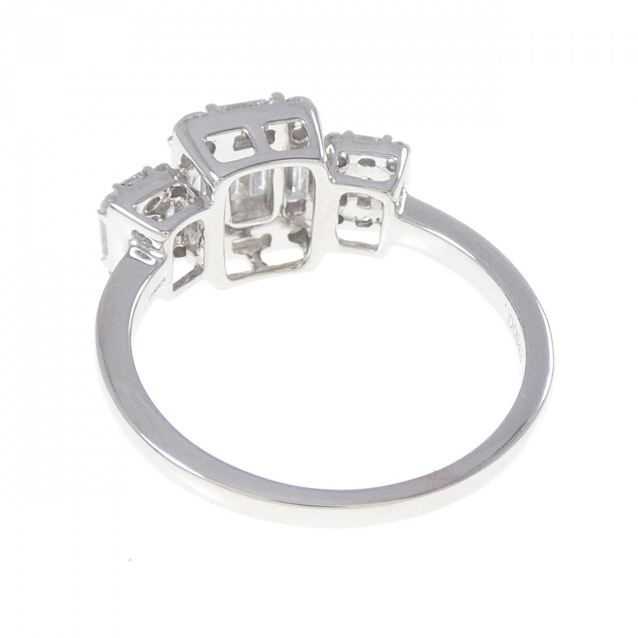 750WG ダイヤモンド リング 0.943CT