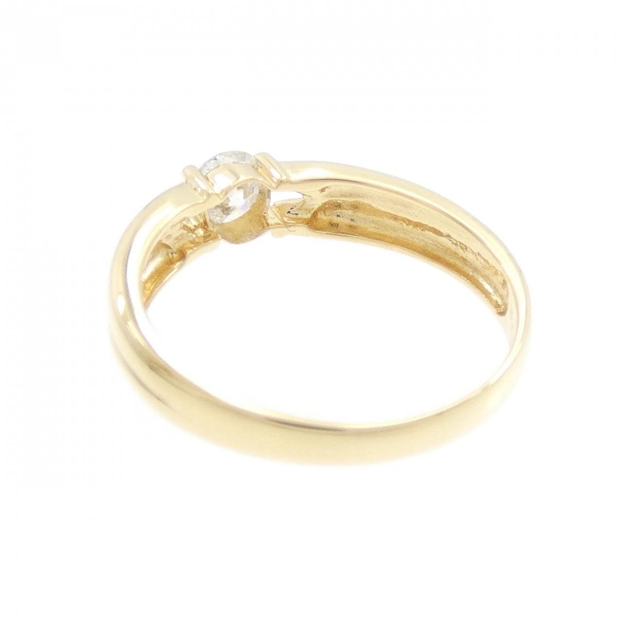 K18YG ダイヤモンド リング 0.24CT