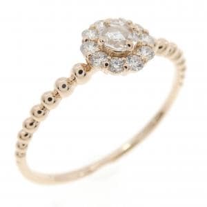 K18PG ダイヤモンド リング 0.11CT