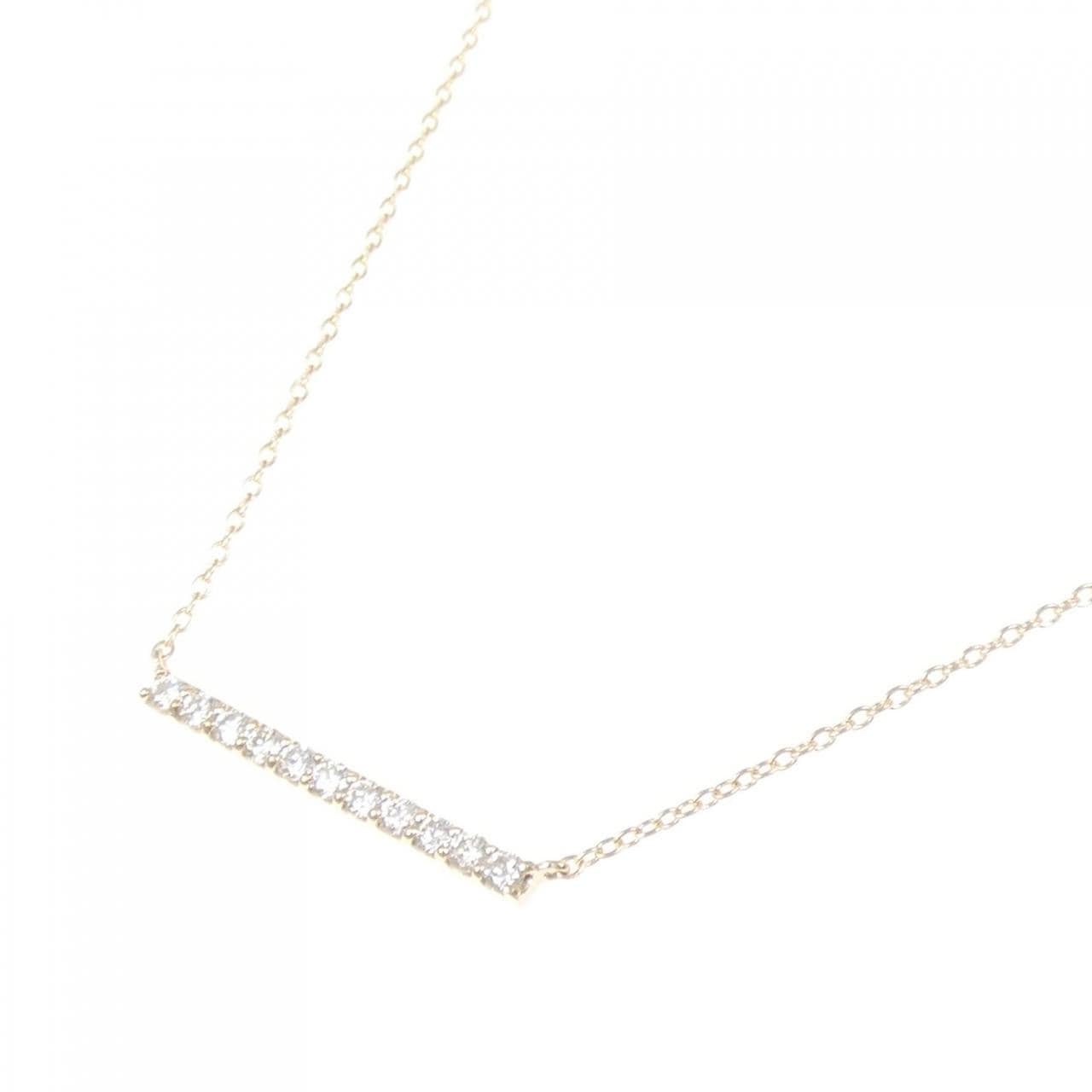 【リメイク】K10YG ダイヤモンド ネックレス 0.15CT