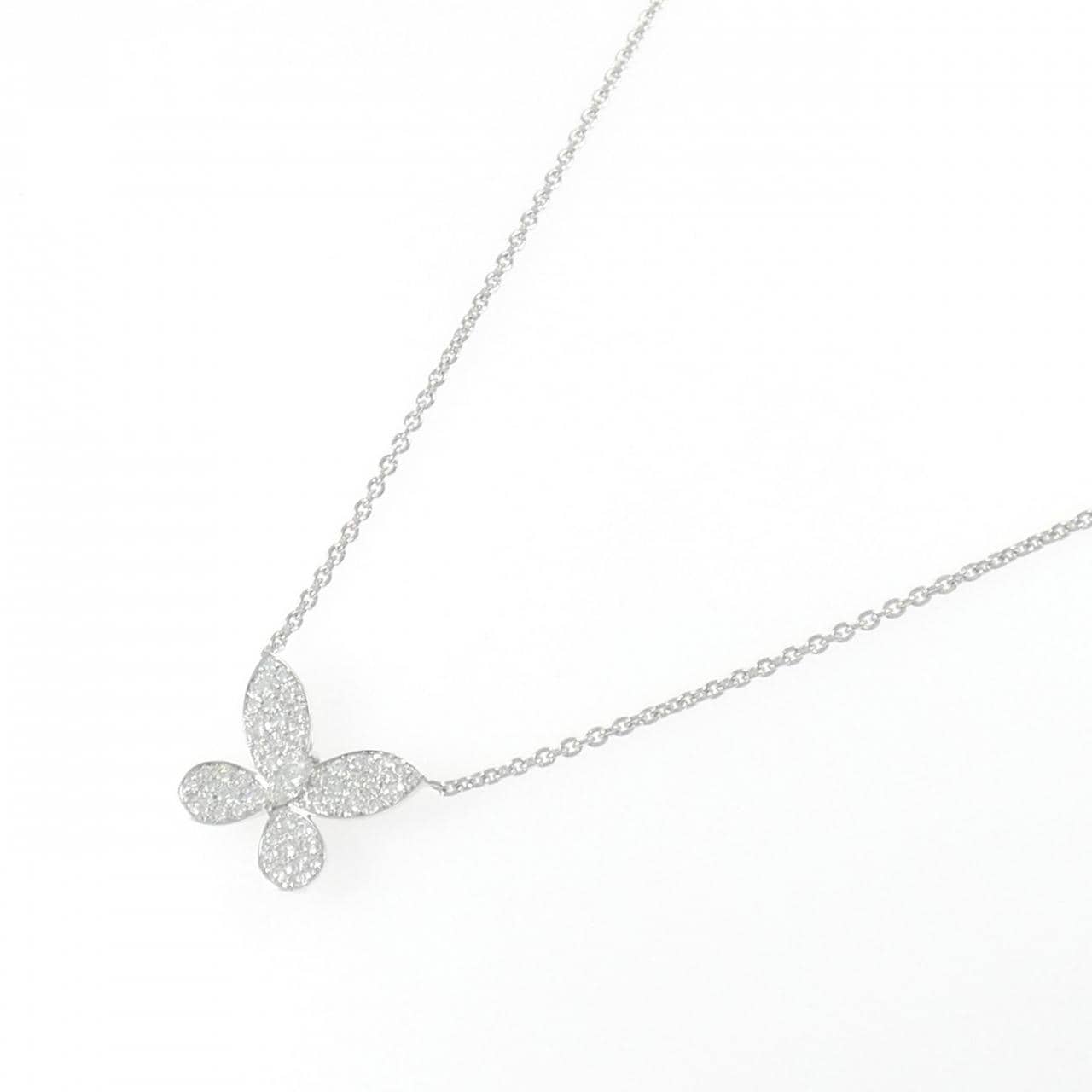 グラフ パヴェ バタフライ ミニ ネックレス