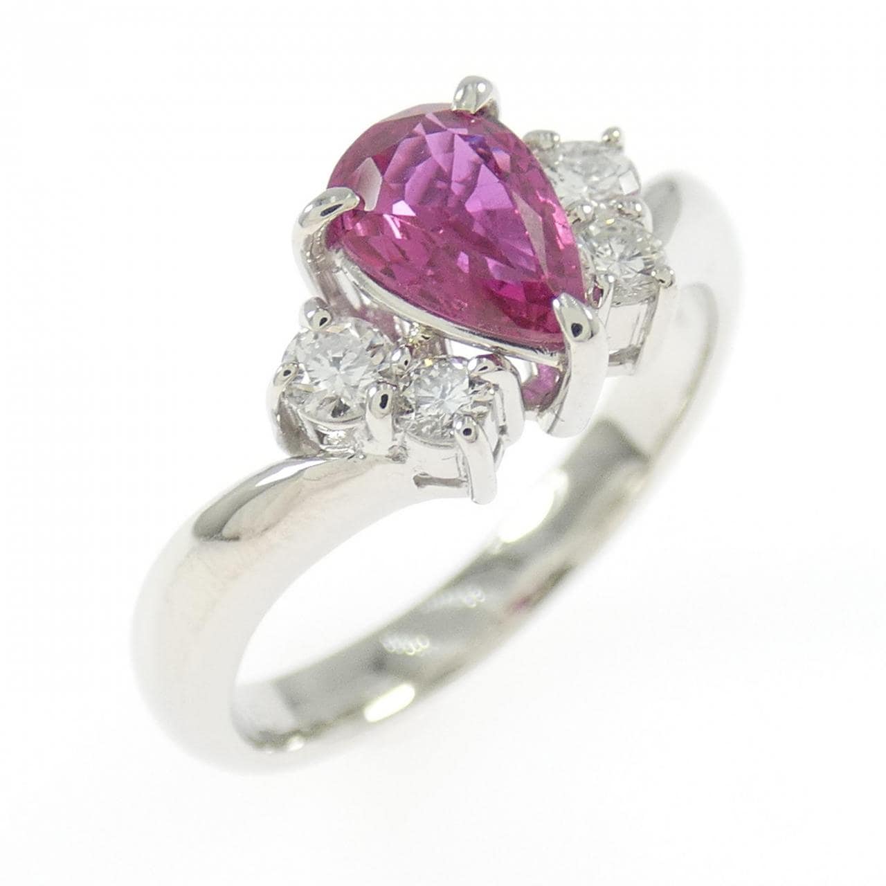PT900 ルビー リング 0.706CT