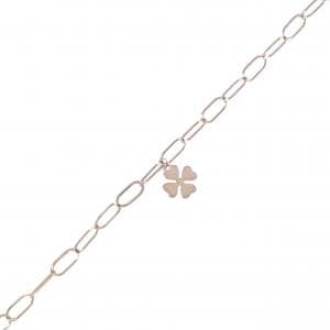 750PG クローバー ブレスレット