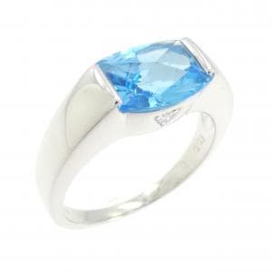 タサキ ブルートパーズ リング