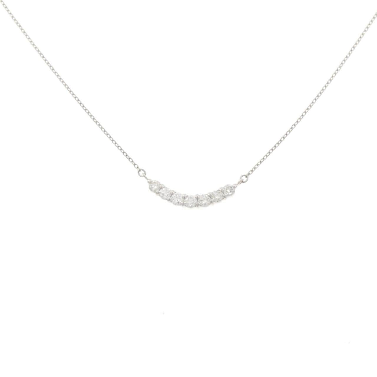 PT900/PT850 ダイヤモンド ネックレス 0.18CT