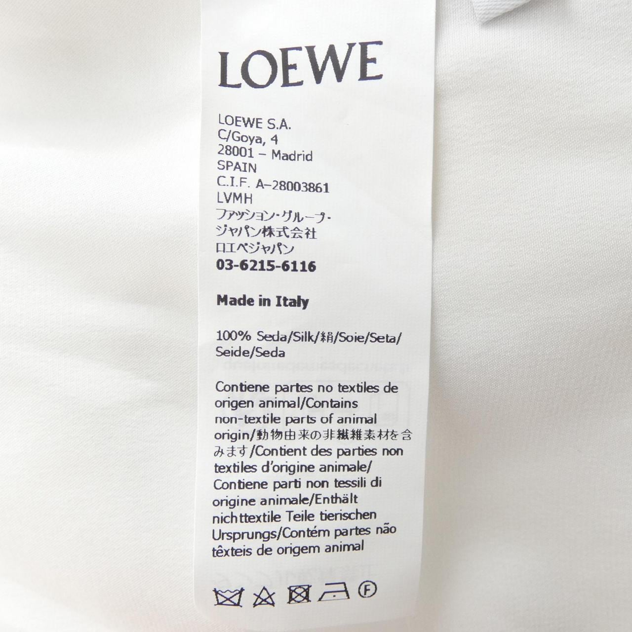 ロエベ LOEWE S359Y05X89 シャツ