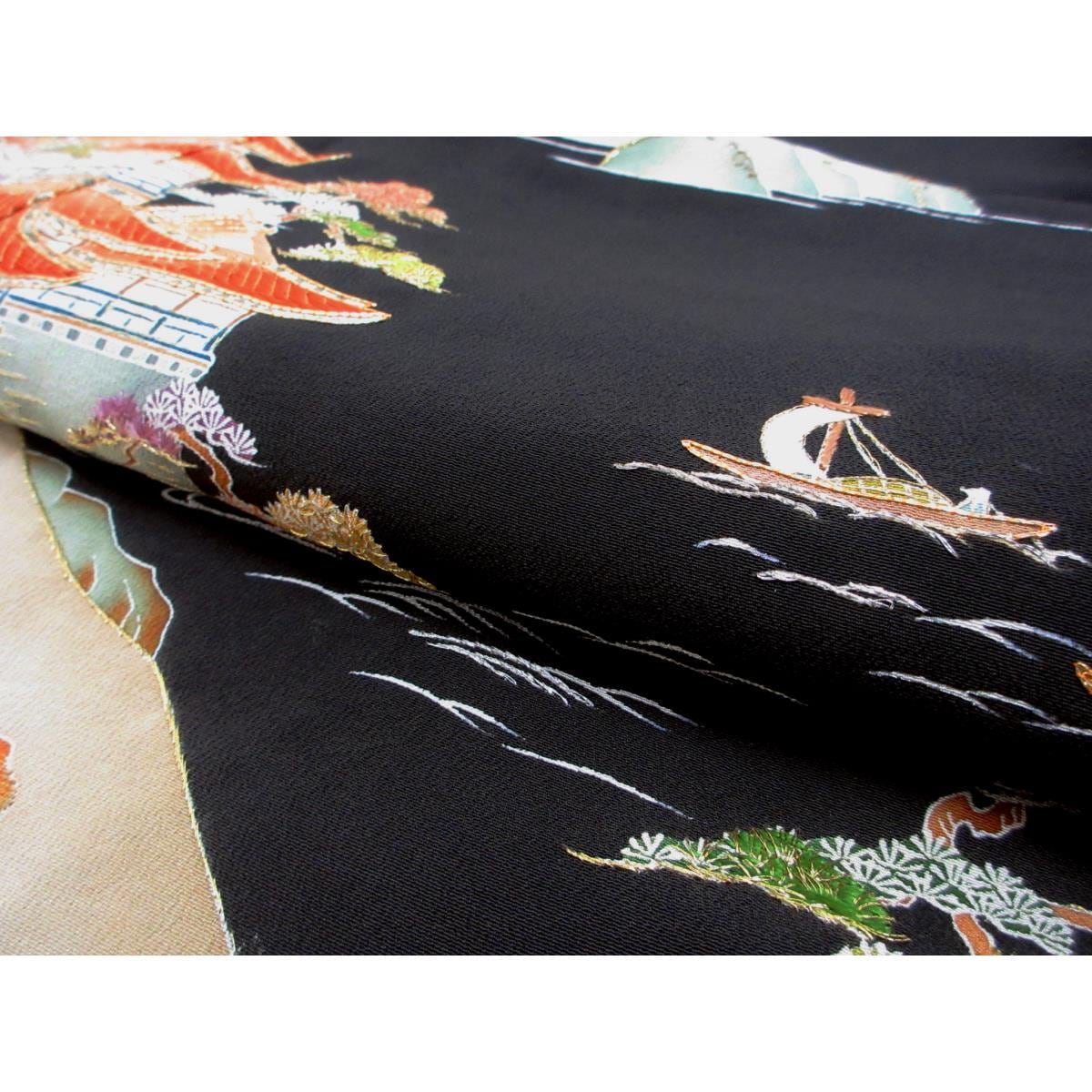 留袖　野口彦太郎　下り藤【大彦】