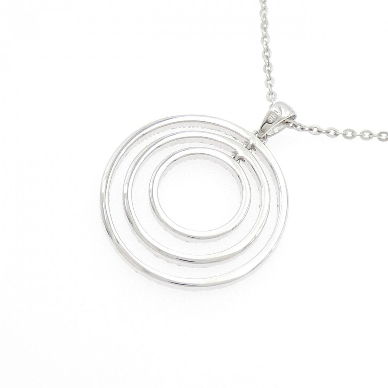 18KWG/750WG ダイヤモンド ネックレス