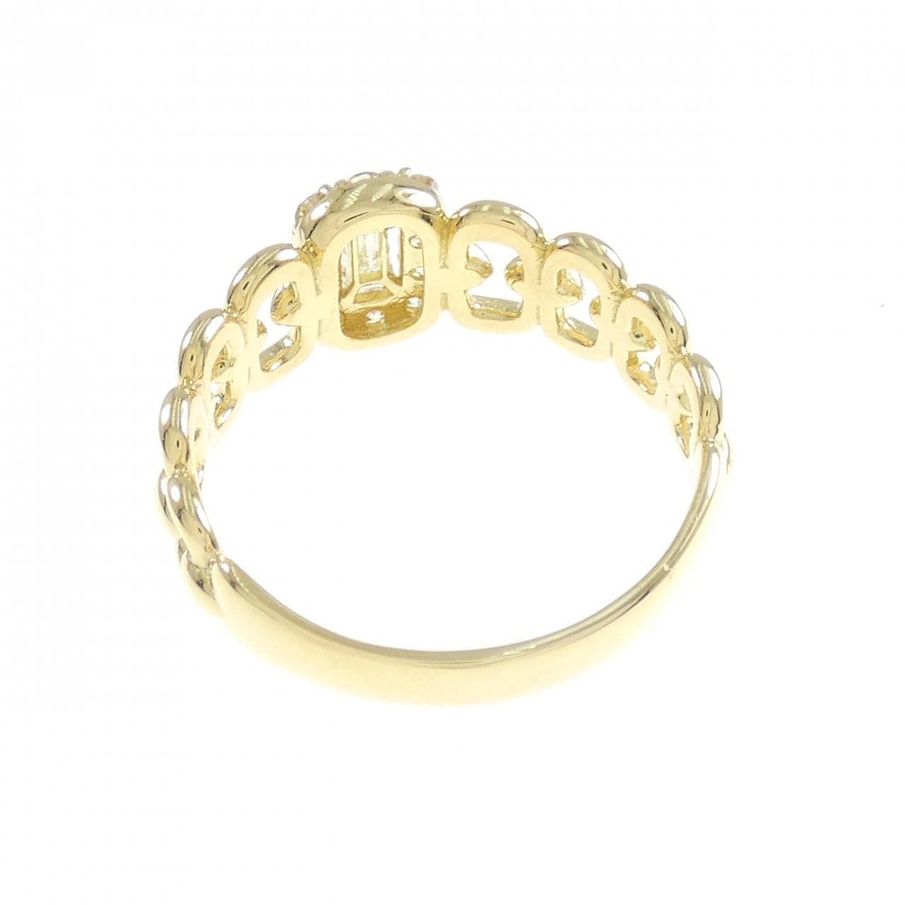 [BRAND NEW] K18YG Diamond ring 0.50CT