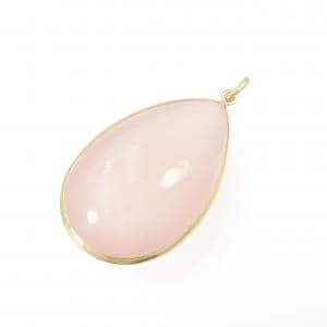 K18YG rose Quartz pendant