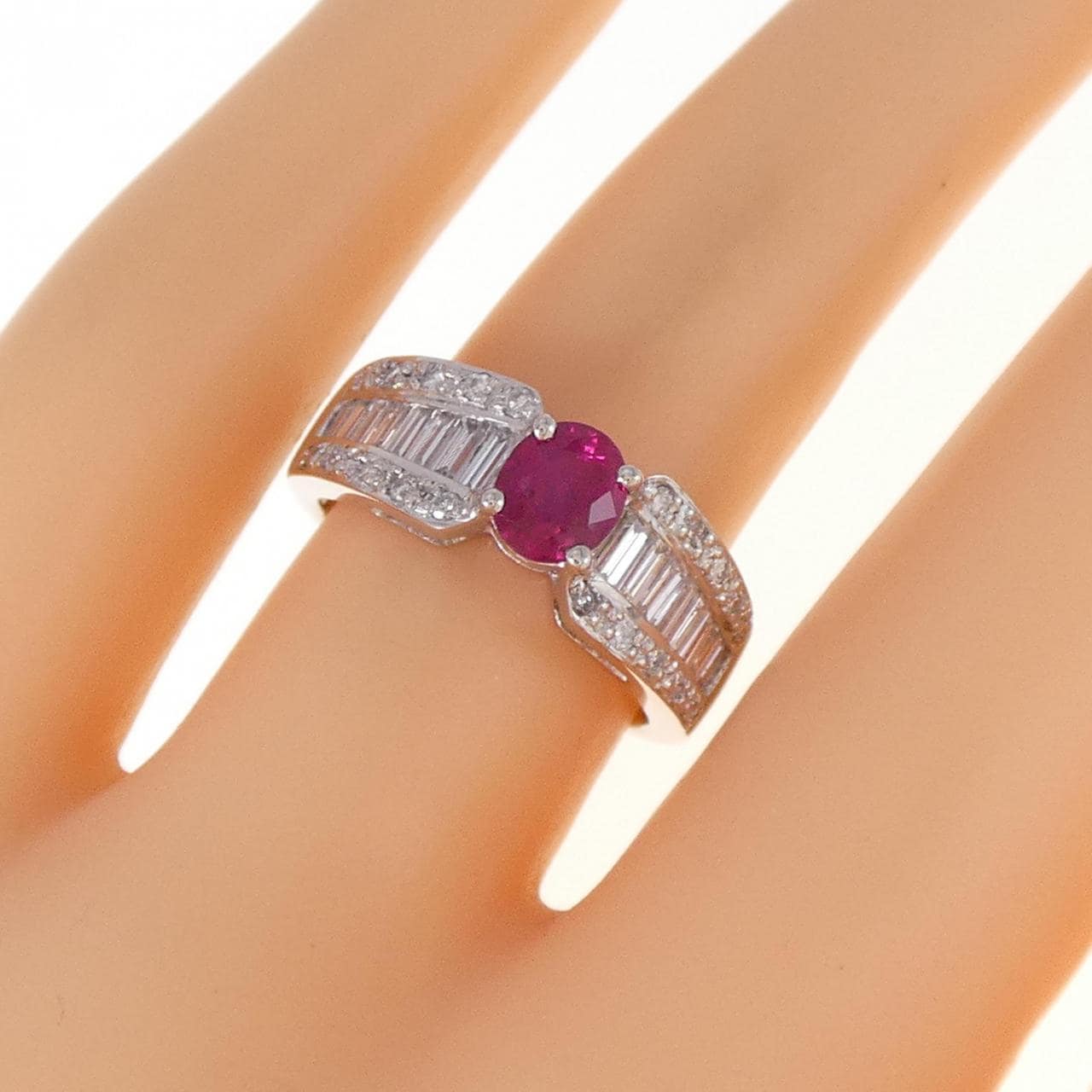 PT ルビー リング 0.72CT