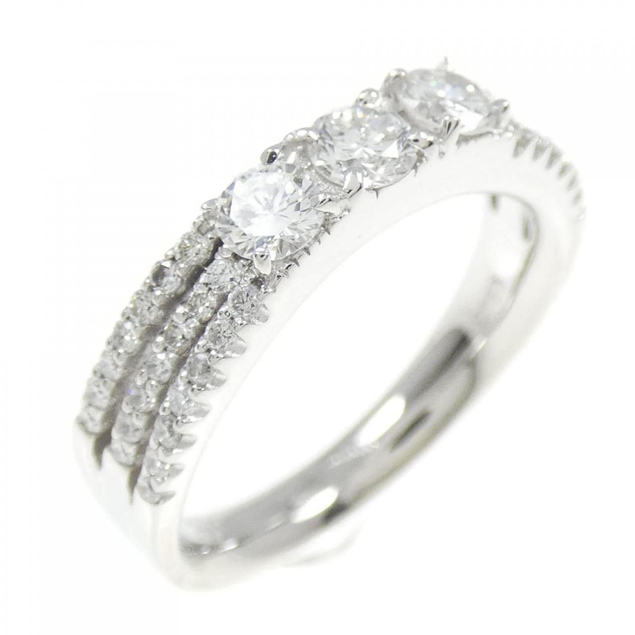 K18WG ダイヤモンド リング 0.45CT